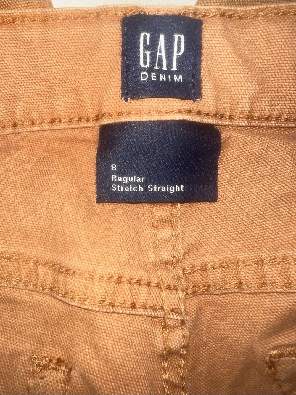 GAP boys khaki straight denim!